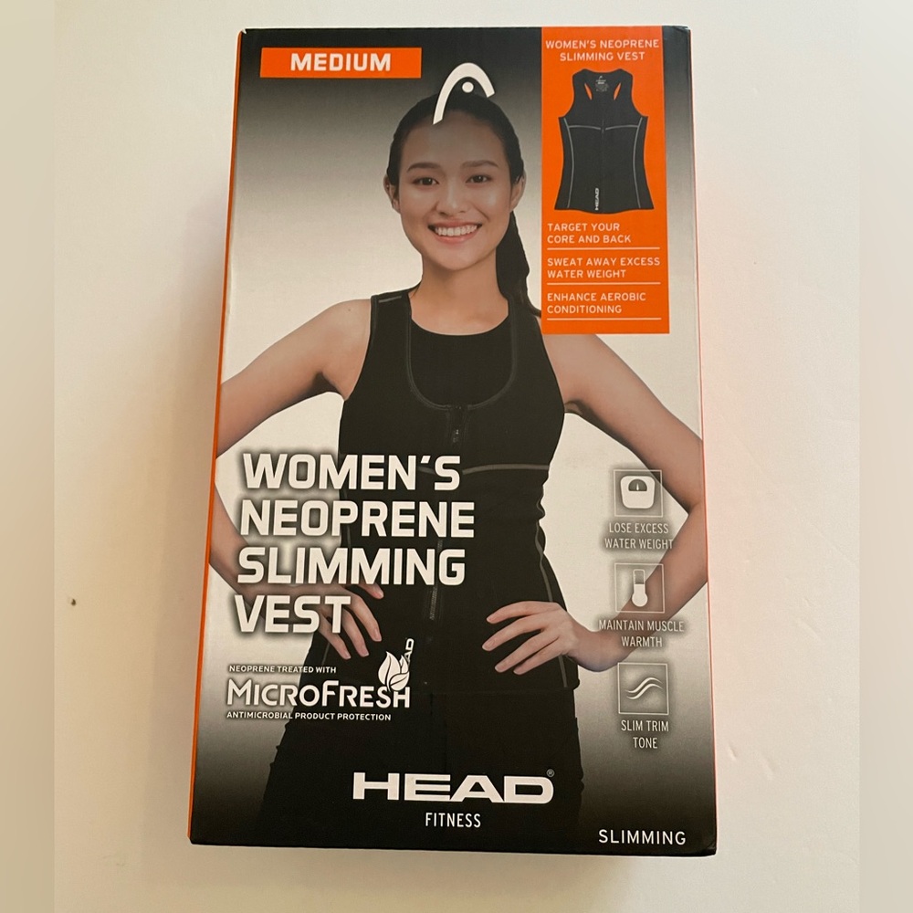 Head Fitness Women’s Neoprene Slimming Best Size Medium Black